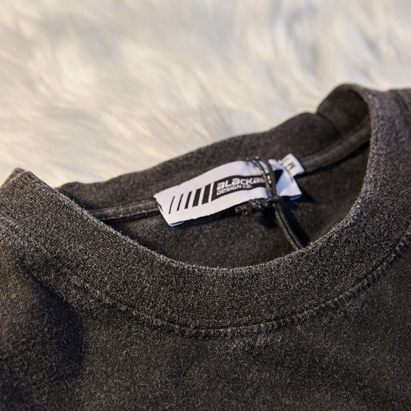 Velour Arc Vintage Loose Graphic T-Shirt
