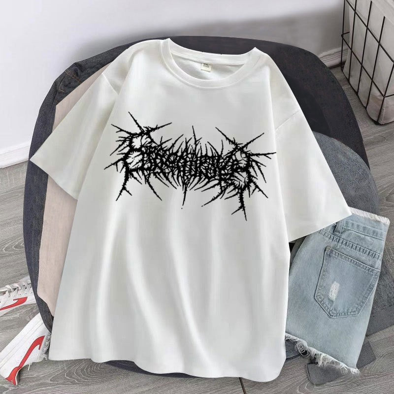 Velour Arc Baggy Tee