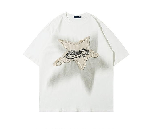 Velour Arc Oversized Graphic Tee