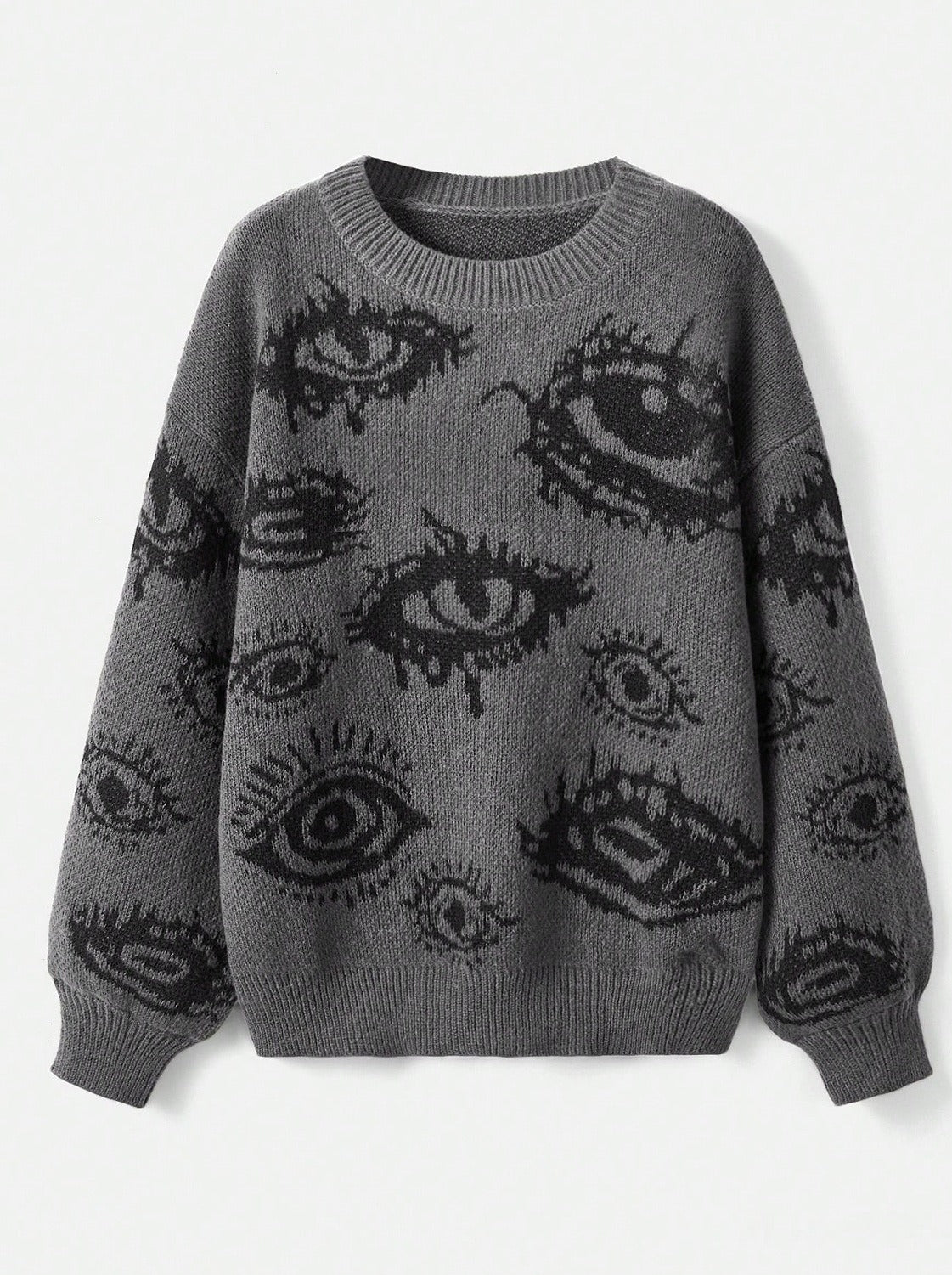 Velour Arc Contrast Sweater