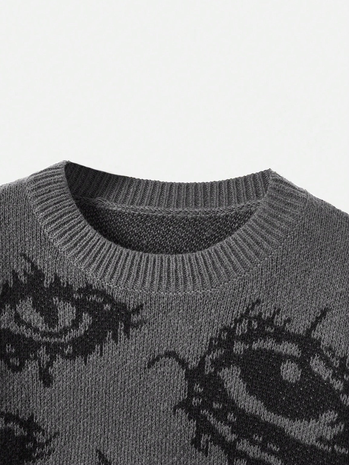 Velour Arc Contrast Sweater